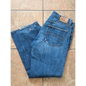 Armani Exchange Jeans Mens 34x30  Blue Stonewash Relaxed Fit Denim USA